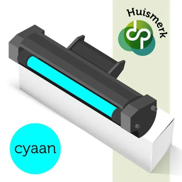 HP 653A huismerk cyaan LaserJet tonercartridge