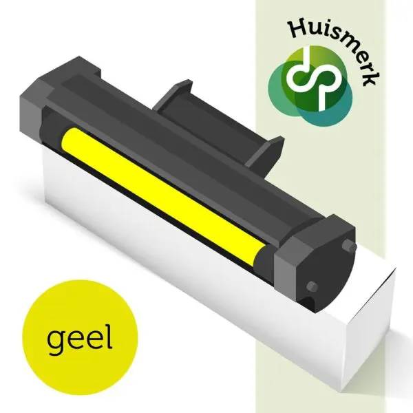 HP 653A huismerk gele LaserJet tonercartridge